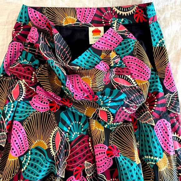 Farm Rio Mix Shell Skirt - Picture 2 of 11